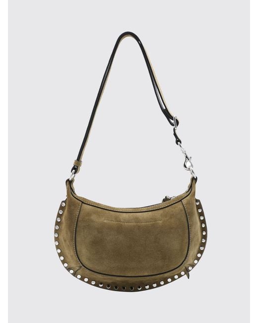 Isabel Marant Metallic Oskan Moon Hobo Bag