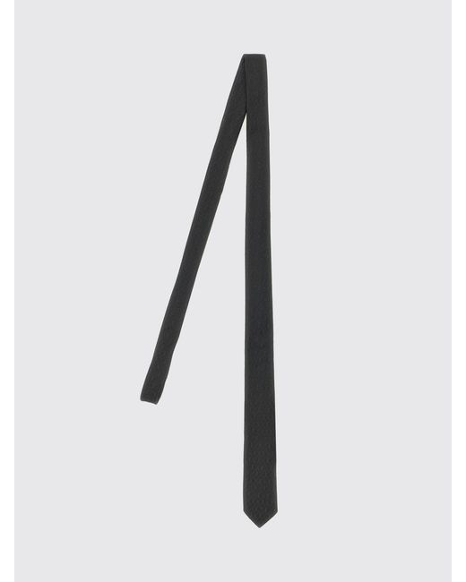 Saint Laurent White Silk Tie for men