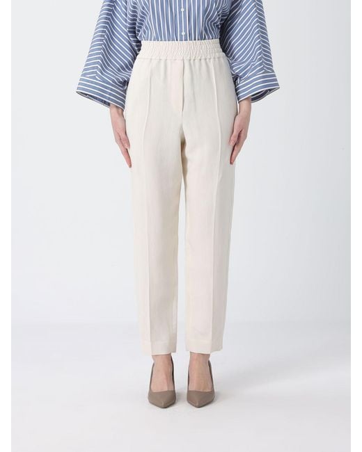 Brunello Cucinelli Blue Baggy Trousers