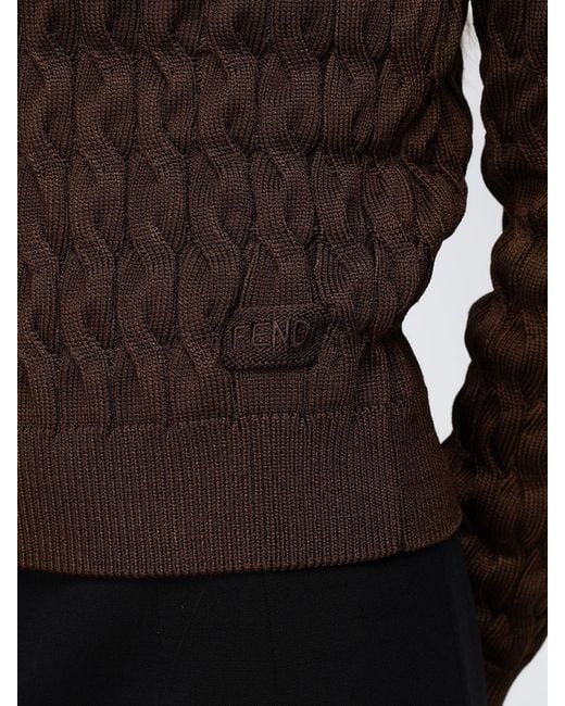 Fendi Brown Sweater