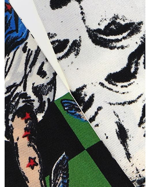 Versace White Neck Scarf