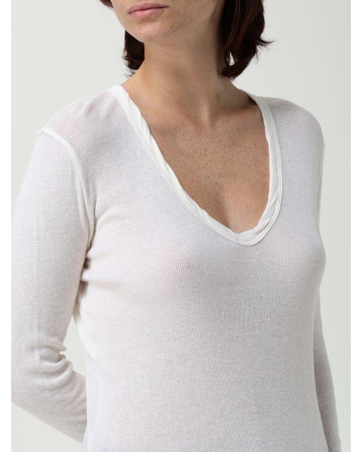Maglia A V di James Perse in White