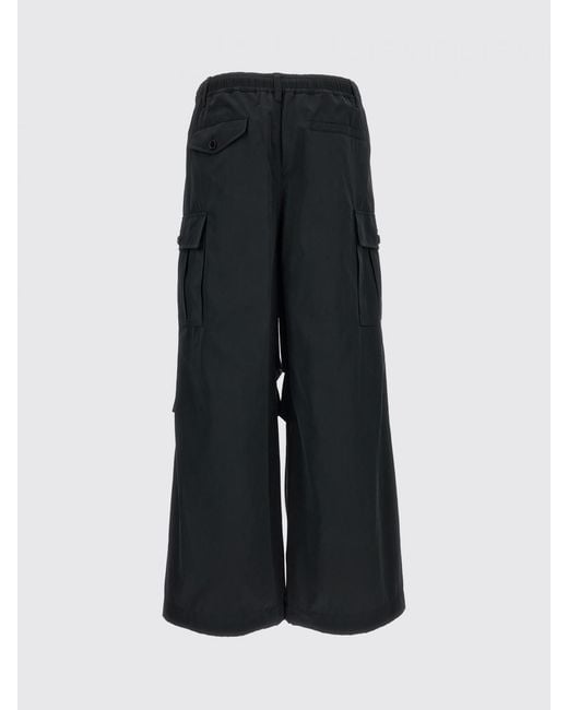 Marni Blue Cotton Blend Cargo Trousers for men