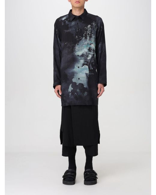 Camicia in tessuto di Yohji Yamamoto in Blue da Uomo