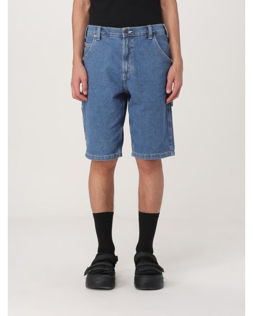 Dickies Blue Loose Fit Work Shorts for men
