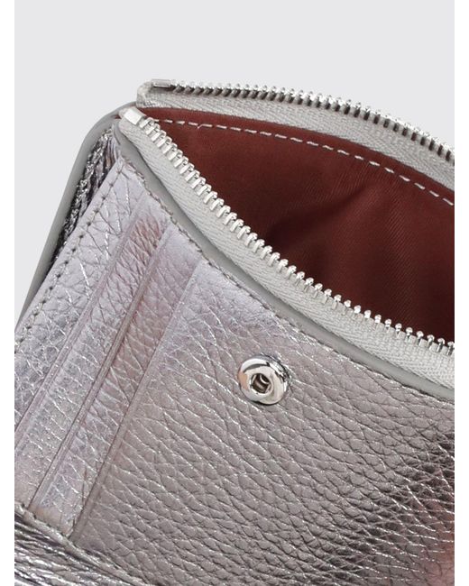 Coccinelle White Grained Leather Wallet