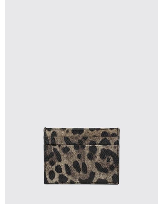 Dolce & Gabbana Gray Dolce &Amp Gabbana Wallet