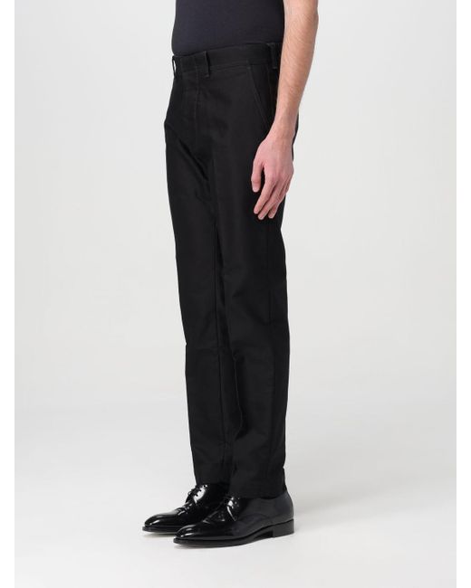 Pantalone chino in gabardine di cotone di Tom Ford in Black da Uomo