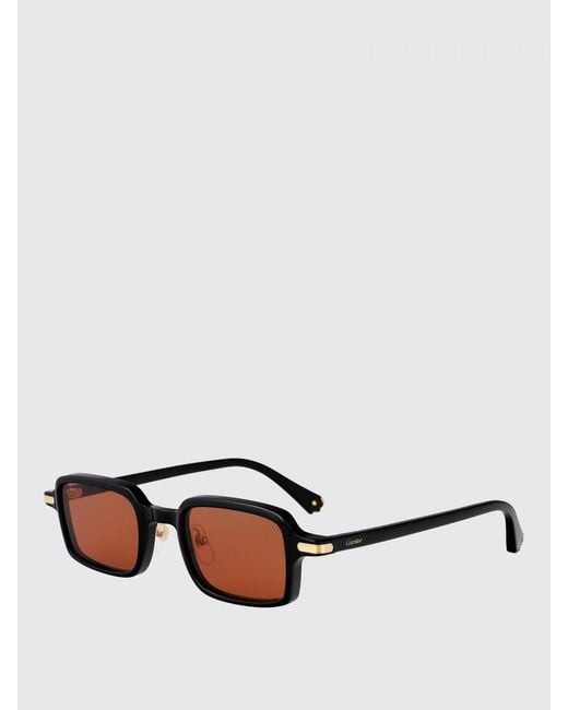 Cartier White Recycled Acetate Sunglasses for men