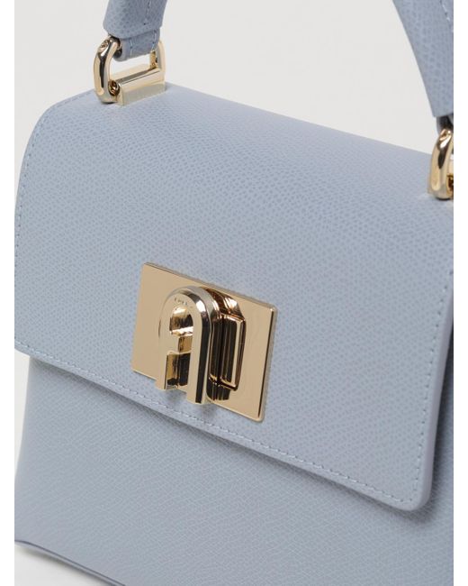 Furla Blue Schultertasche Damen