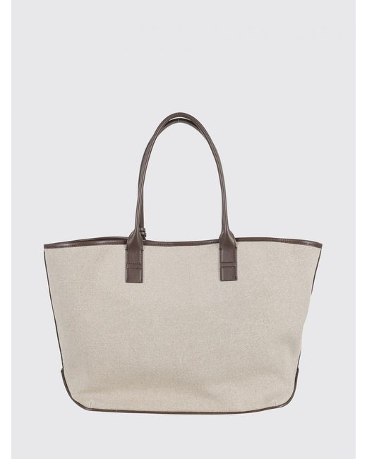 Hogan Natural Address Cotton Canvas Bag
