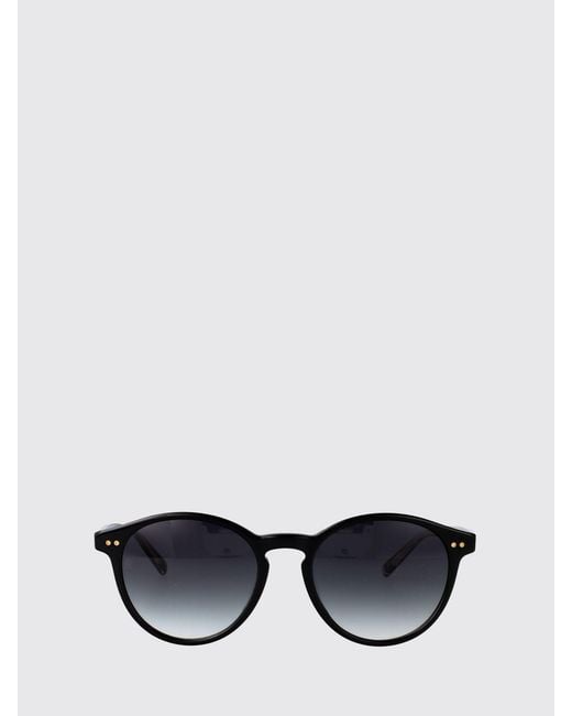 Tommy Hilfiger Black Rounded Acetate Sunglasses With Monogram