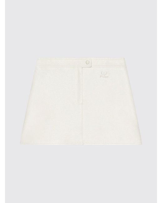 Courreges White Courr&Egrave	Ges Skirt