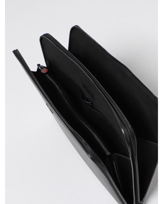 Borsa Portadocumenti di Kiton in Black da Uomo
