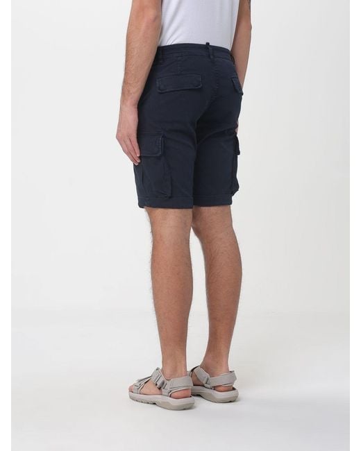 Mason's Blue Cargo Shorts for men