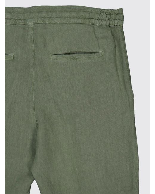 120% Lino Green Pants for men
