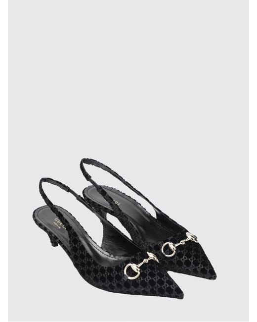 Gucci Black Flat Sandal