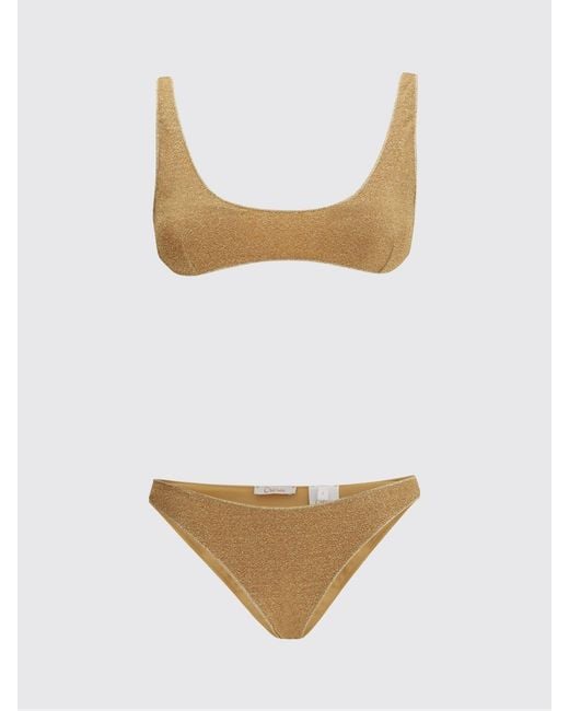 Oseree Metallic Lurex Bikini Swimsuit