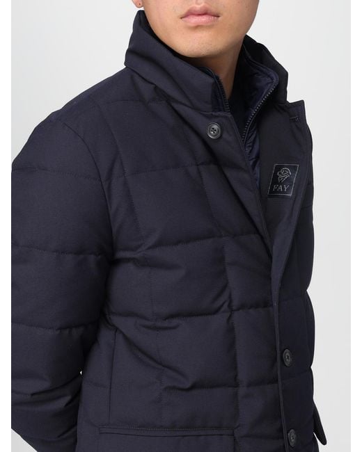 Fay Blue Jacket for men