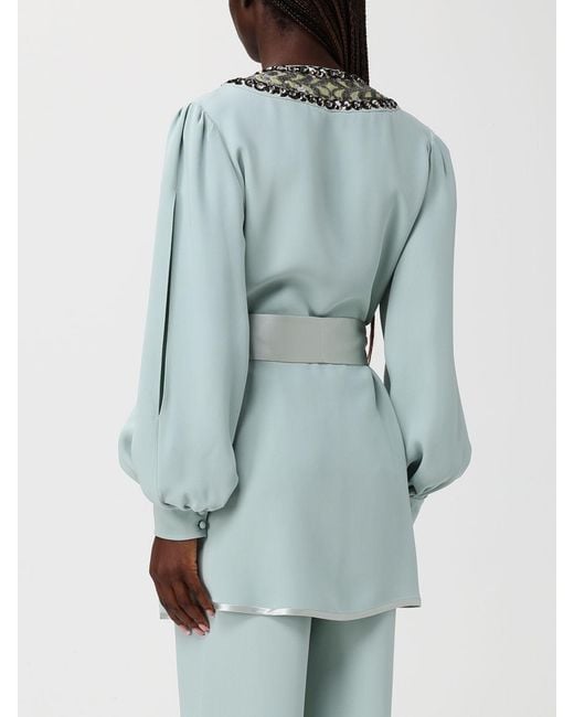 Valentino Green Couture Cady Kimono Jacket