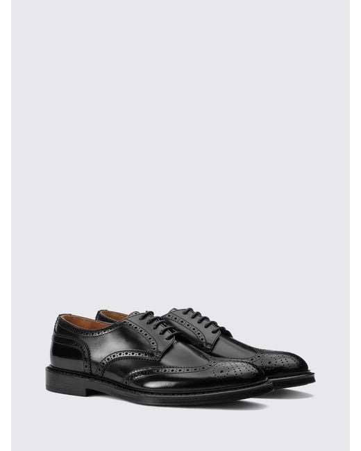 Doucal's White Brogue Shoes for men