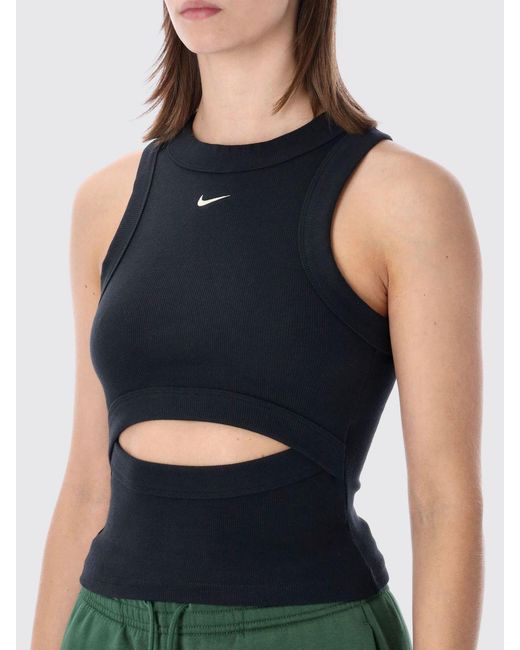 Nike Green Stretch Cotton Sport Top