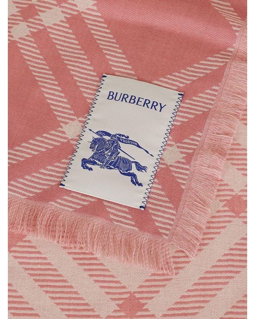 Burberry Pink Neck Scarf
