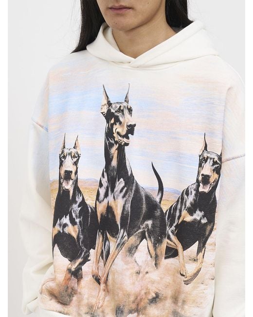 Represent Natural Printed Cotton Hoodie for men
