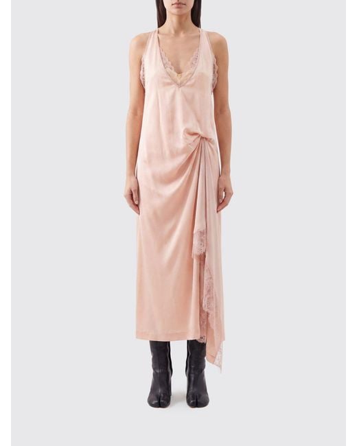 Maison Margiela Pink Midi Slip Dress