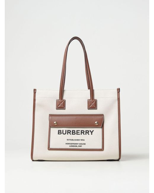 Burberry Natural Tote Bags