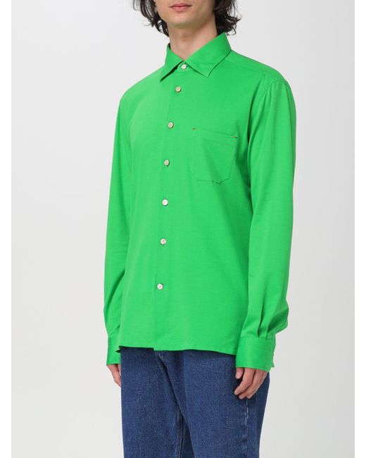Kiton Green Shirt for men