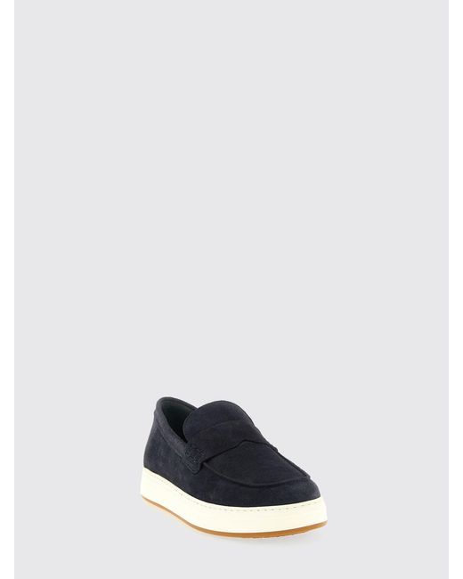 Hogan Blue H-Tv Suede Loafers for men