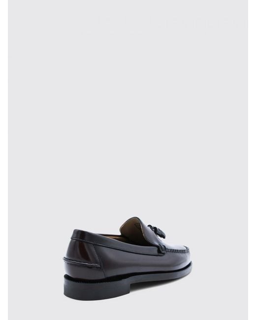 Sebago White Classic Will Brushed Leather Loafers for men