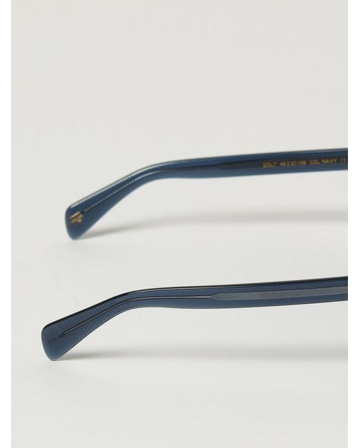 Moscot Blue Acetate Sunglasses for men