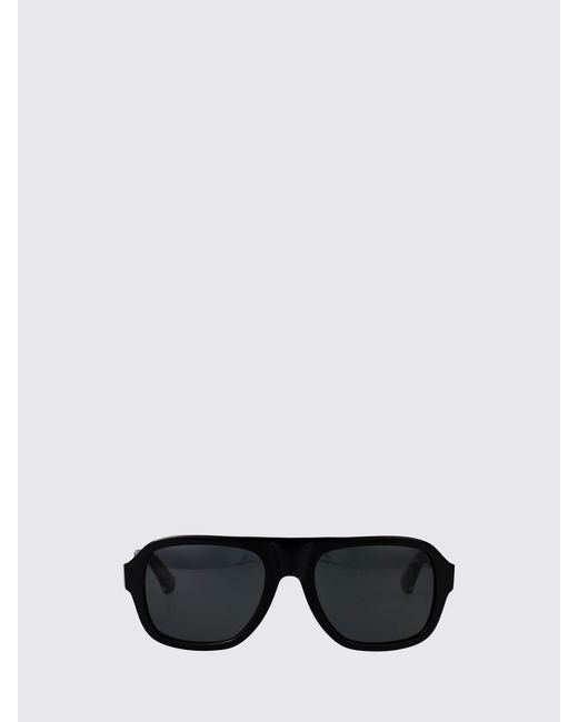 Burberry Black Aviator Acetate Sunglasses With Tortoiseshell Frame for men