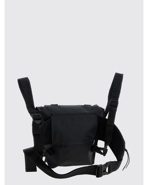 C P Company Black Polyamide Backpack With Logo for men