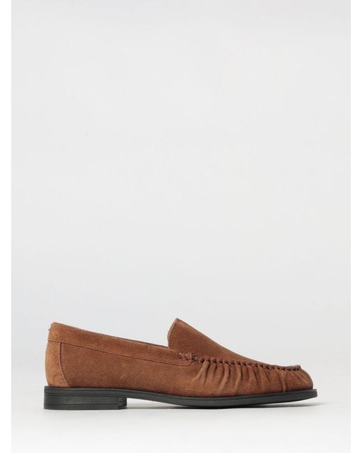 Boss Brown Suede Loafers