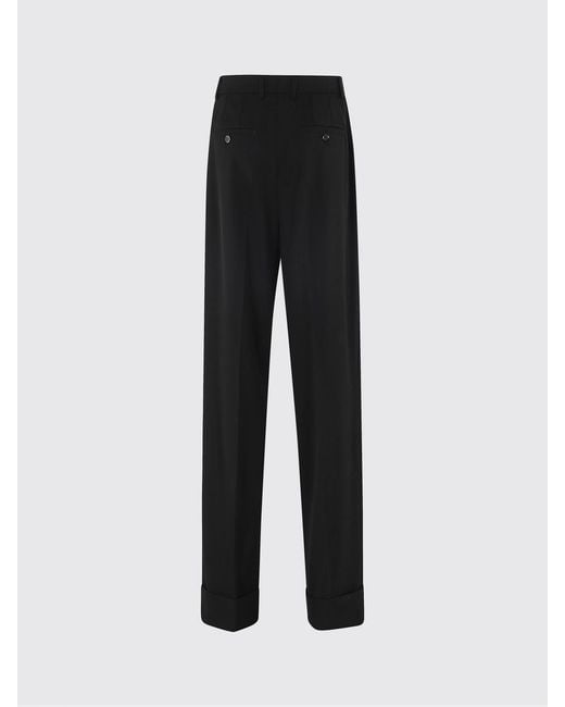 Dolce & Gabbana Black Dolce &Amp Gabbana Virgin Wool Tailored Trousers