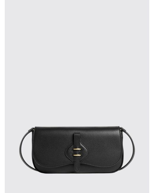 Coccinelle Black Mavery Mini Grained Leather Bag