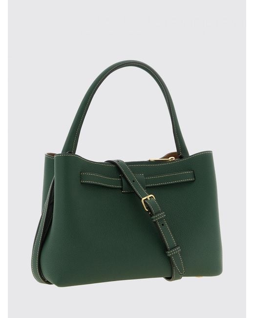Tod's Green Mini Leather Handbag