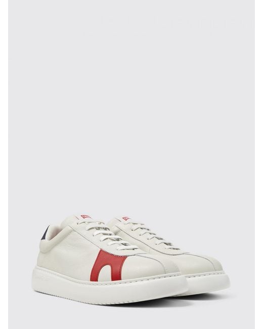 Camper White Twins Leather Sneakers for men