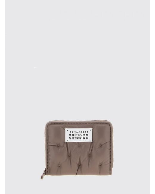 Maison Margiela Pink Glam Slam Quilted Nappa Leather Wallet