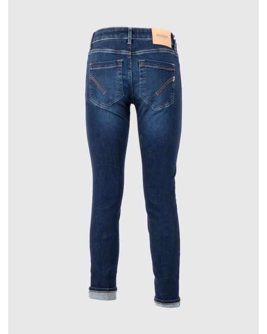 Dondup Blue Slim Fit Stretch Cotton Denim Jeans