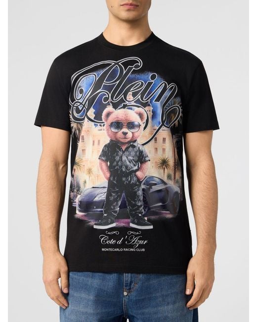 Philipp Plein Black T-Shirt for men