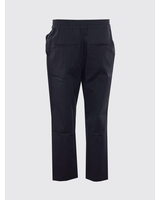 FAMILY FIRST Blue Stretch Cotton Jogging Trousers for men