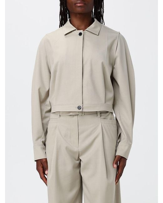 Low Classic Natural Wool Blend Shirt Jacket