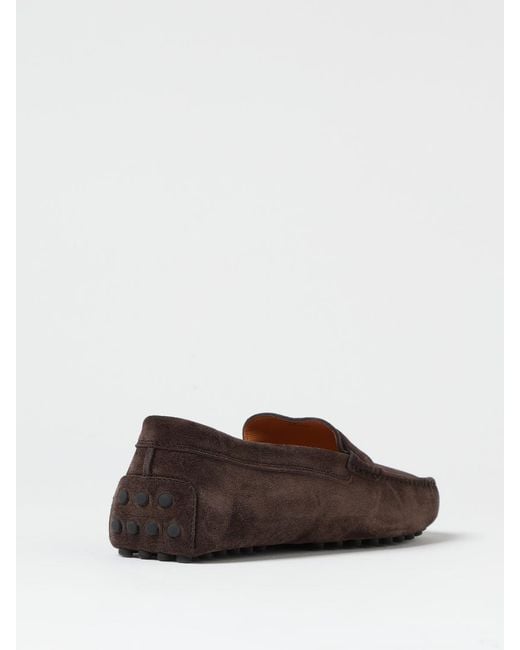 Tod's White Driver Suede Loafer for men