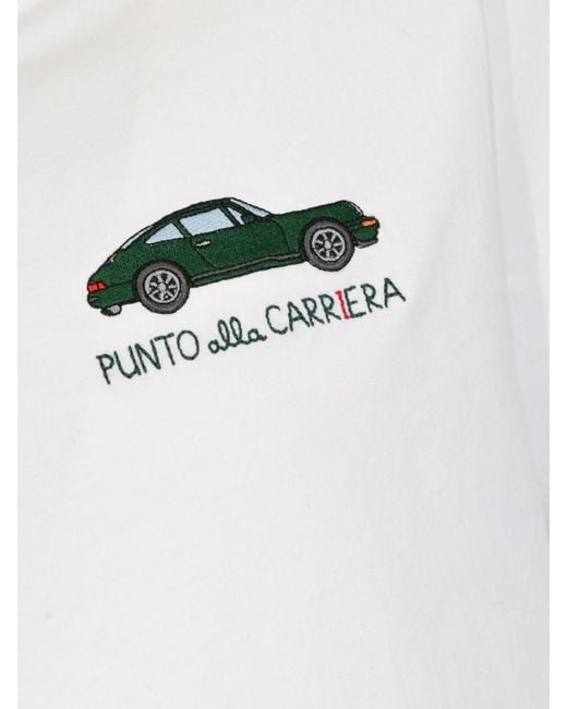 Mc2 Saint Barth White Cotton Crew Neck T-Shirt for men