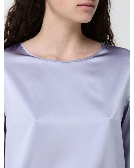 Emporio Armani Blue Silk Blouse