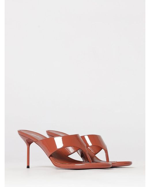 Paris Texas Pink Lidia Patent Leather Mules